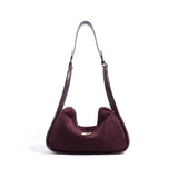 2025 popular autumn and winter niche new matte underarm handbag crossbody women's bag premium pillow bag small and exquisite daily