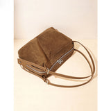 2025 New autumn and winter premium matte pillow bag women's Boston shoulder bag commuter underarm bag bowling bag popular