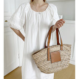 Solid color round neck back lace-up dress loose casual comfortable skin-friendly court style summer half-sleeved long nightdress women