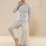 kkboxly  Men's Fleece Thermal Underwear Set, Base Layer Sets For Fall And Winter