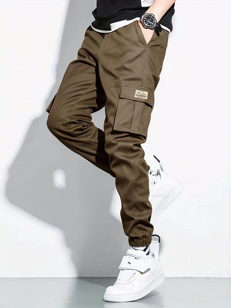 kkboxly Men's Best-Selling Multi-Pocket Casual Cargo Pants - Comfort and Style Combined!