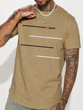 kkboxly  'Legend' Round Neck Graphic T-shirts, Causal Tees, Short Sleeves Comfortable Tops, Men's Summer Clothing