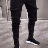 kkboxly   Autumn And Winter Men's Tooling Jeans