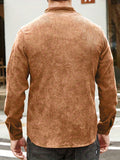kkboxly  Trendy Men's Casual Long Sleeve Shirt, Men's Shirt For Spring Autumn, Tops For Men