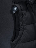 kkboxly  Men Trendy Sleeveless Down Thermal Hooded Vests Jackets Zipper Outdoor Winter Casual Waistcoat Windproof Jacket