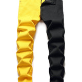 kkboxly  Men's Slim Straight Fit Jeans Casual Washed Stretch Denim Jeans Best Sellers