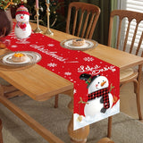 1pc, Christmas Table Runner, Tablecloths, Holiday Decorations, Christmas Party Decor, Table Decor