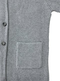 kkboxly  Men's Pocket Knitted Stand Neck Thickened Cardigan Sweater