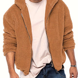 kkboxly  Men's Warm Polar Fleece Jacket Coat For Fall Winter
