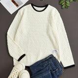 kkboxly  Men's Thermal Casual Knitted Pullover Sweater