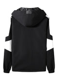 kkboxly  Men's Waterproof Sports Jacket Lightweight Hooded Raincoat For Hiking Travel Outdoor