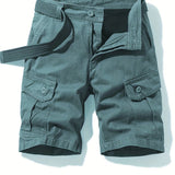 2025 kkboxly  Trendy Plus Size Cargo Shorts for Men - Comfortable and Stylish Outdoor Casual Wear