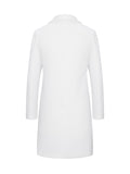 kkboxly Stay Warm and Stylish in This Men's Mid-Length Woolen Trench Coat Jacket
