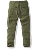 kkboxly Men's Casual Multi Pocket Pants, Chic Street Style Cargo Pants For Outdoor Activities