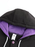 kkboxly  Autumn And Winter, Hooded Baseball Jacket, Men's Jacket Slim Cardigan, Trend Fleece Jacket
