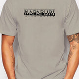 kkboxly  Plus Size Men's Casual Graphic Tees For Summer, Trendy Pattern Print Oversized T-shirts, Chic Outfit Men's Clothings