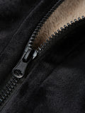 kkboxly  Winter Men's Double-sided Fleece Vest Autumn And Winter Thick Waistcoat