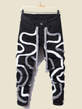 kkboxly  Stylish Men's Jeans Straight Skinny Street Style Denim Jeans With Pockets, Men's Outfits