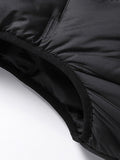 kkboxly  Winter Warm Hooded Vest With Zipper Pockets, Men's Casual Zip Up Vest For Fall Winter Outdoor
