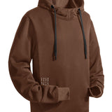 kkboxly  Creative Sentence Print Hoodie, Cool Hoodies For Men, Men's Casual Graphic Design Pullover Hooded Sweatshirt  Streetwear For Winter Fall, As Gifts
