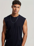 Solid Color A-Shirt Tanks, Men’s Singlet, Dry Fit Sleeveless Tank Top, Lightweight Active Undershirts, For Workout At The Gym, Bodybuilding, And Fitness, As Gifts
