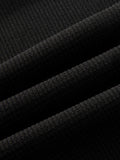 Drawstring Hem Design, Men's Loose Straight Leg Long Pants