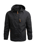 kkboxly  Men's Autumn Thin Outdoor Windproof Assault Jacket Youth Hooded Loose Casual Windbreaker Jacket