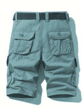 2025 kkboxly  Trendy Plus Size Cargo Shorts for Men - Comfortable and Stylish Outdoor Casual Wear