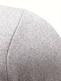 kkboxly  Warm Fleece Striped Cardigan Jacket, Men's Casual Stand Collar Jacket Coat For Winter