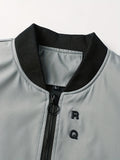 kkboxly  Men's Casual Sports Oversized Jacket, Plus Size Outdoor Comfortable Zip Up Jacket