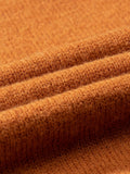 kkboxly  Men's Contrast Color Striped Sweater For Spring & Autumn, Slightly Elastic Pullover Sweater, Men Clothing, Plus Size