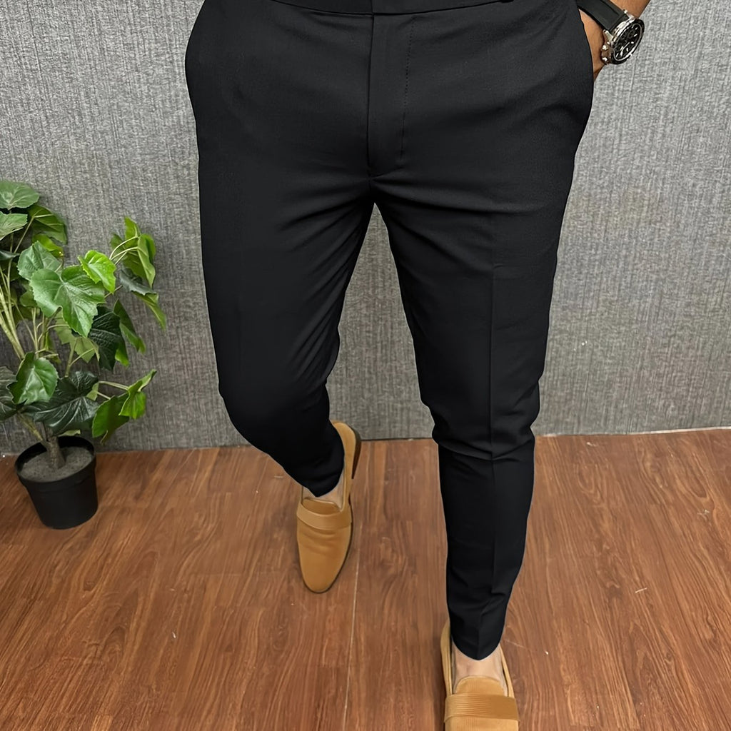kkboxly kkboxly Men's Elegant Slacks, Semi-formal Dress