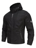 kkboxly  Men's Hooded Jackets By Activity, Casual Zipper Pocket Jacket Coat For New Generation