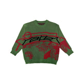 kkboxly  Y2K Long Sleeve Sweater, Loose Casual Sweater For Spring & Fall, Women's Clothing