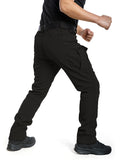 kkboxly  Multi Pocket Men's Tactical Thermal Pants, Loose Casual Outdoor Military Pants, Mens Cargo Pants For Hiking