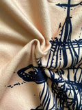 Plus Size Men's Sailboat Print Golf Shirt For Spring Fall, Men's Clothing Outdoor