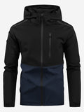 kkboxly  kkboxly  Men's Lightweight Hooded Jackets By Activity, Casual Jacket With Zipper Pockets For Fitness Outdoor Activities
