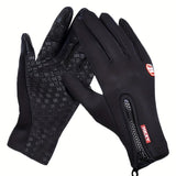 Touchscreen-Compatible Winter Gloves - Windproof, Non-Slip Grip for Cycling & Fishing | Warm & Durable Outdoor Gear for Men and Women