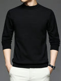 kkboxly  Men's Round Neck Pullover Knit Sweater Best Sellers