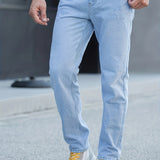 Men's Jeans Straight Regular Denim Jeans With Pockets, Men's Outfits