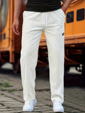 kkboxly  Men's Casual Pocket Joggers, Drawstring Long Sports Pants For Spring Summer