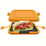 kkboxly Universal Microwave Crisper Pan - Aluminum Non-Stick Toaster Oven Cookware for Crispy Results - Versatile Sandwich and Snack Maker