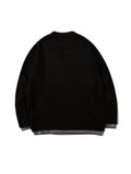 kkboxly  All Match Knitted Vintage Preppy Fake Two Piece Sweater, Men's Casual Warm Slightly Stretch Crew Neck Pullover Sweater For Fall Winter