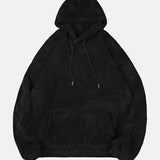 kkboxly Plus Size Women & Men Clothes Men's Soft Drawstring Flannel Hoodie With Kangaroo Pocket, Oversized Loose Clothing, Best Sellers Gifts Best Sellers Gifts