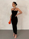 kkboxly  Sexy Ruched Backless Dress, Club Party Dress For Summer & Spring, Women's Clothing