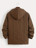 kkboxly  Men's Hooded Jacket Casual Long Sleeve Hoodies With Zipper Gym Sports Hooded Coat For Spring Fall Winter
