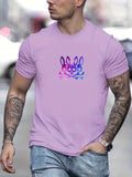 kkboxly  Men's Casual Plus Size "NAUTICA" Graphic T-Shirt, Fashion Stretch Comfortable Tees, Summer Large Loose Male Clothing
