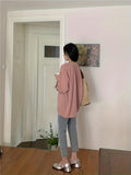 Solid Drawstring V-neck Button Blouse, Sweet Long Sleeve Blouse For Spring & Fall, Women's Clothing