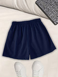 kkboxly  Drawstring Solid Shorts, Sports Casual Shorts For Summer & Spring, Women's Clothing