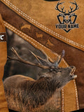 kkboxly  Creative Deer Print Trendy Sweatshirt, Men's Casual Graphic Design Crew Neck Pullover Sweatshirt For Men Fall Winter